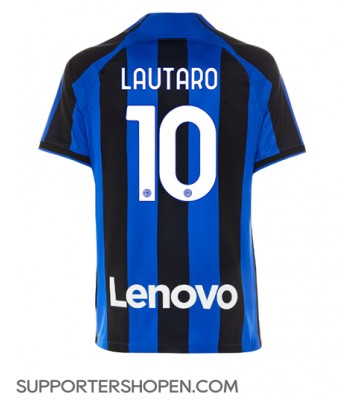Inter Milan Lautaro Martinez #10 Hemma Matchtröja 2022-23 Kortärmad